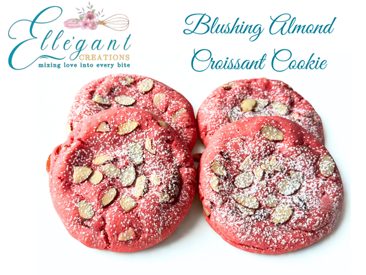 Blushing Almond Croissant Cookie