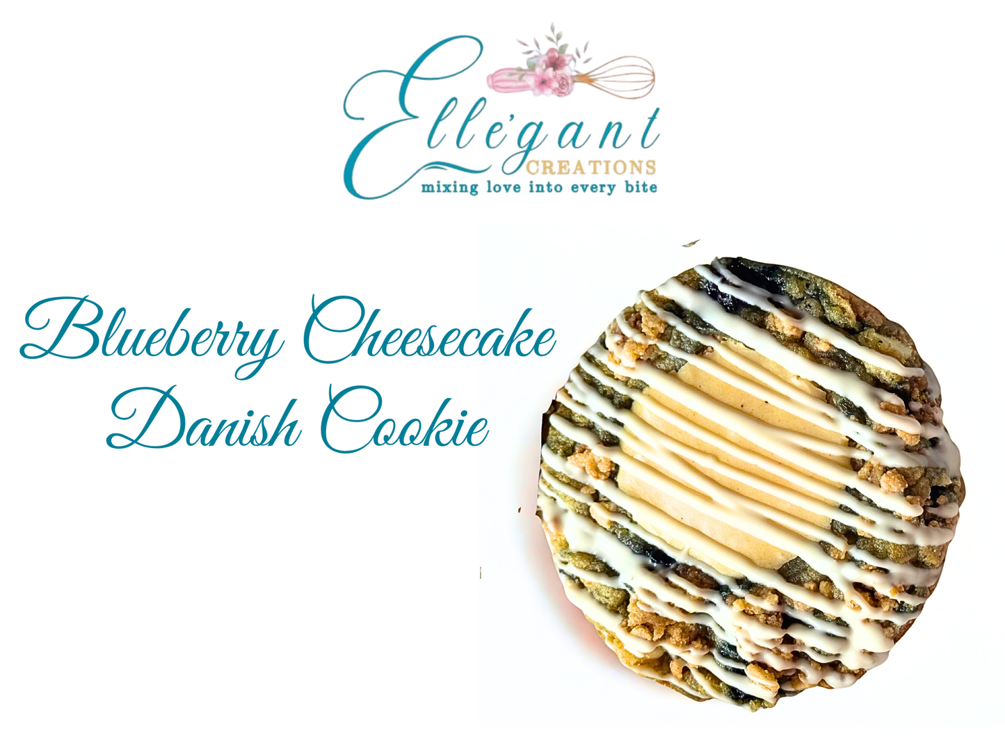 Blueberry Danish Cheesecake Cookie