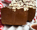 Polar Express peppermint Cocoa Fudge